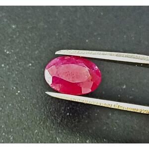100% Natural Certified Corundum Ruby Oval Non Treated 1.52ct